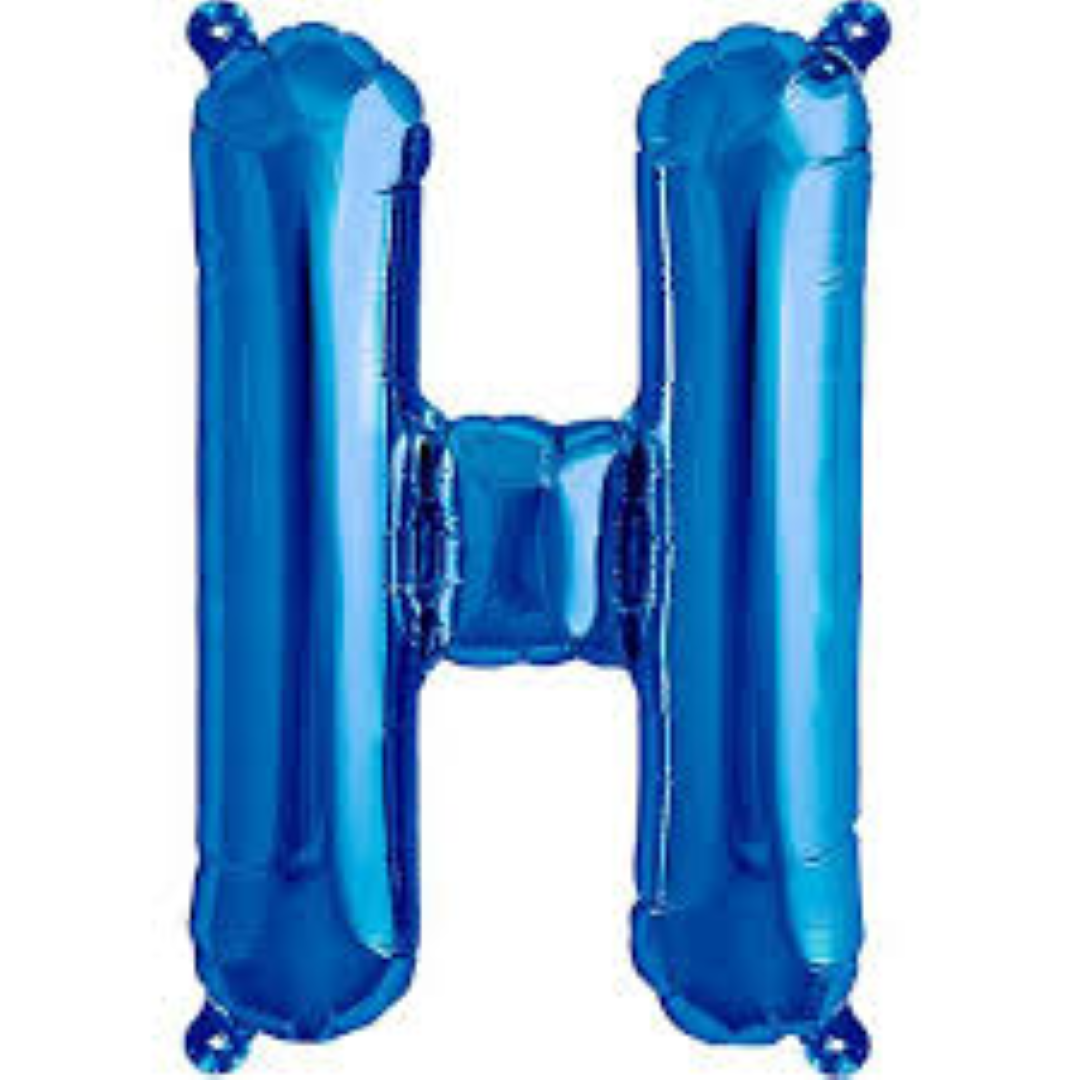 16'' FOIL BALLOON LETTER H BKF-048